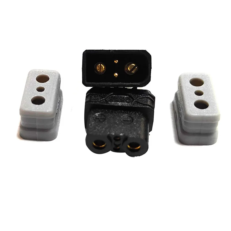Conector de batería de litio antiencendido QS2 de 15A, cabezal de Pin de señal chapado en oro y cobre, enchufe de alimentación de almacenamiento de energía para Dron de alta corriente - imagen 4