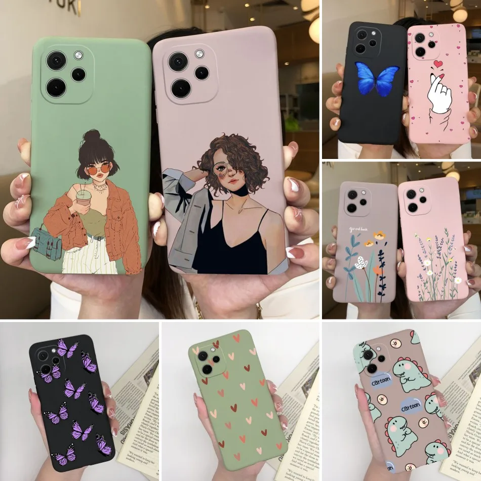Funda de teléfono para Huawei Nova Y61 Y 61 Enjoy 50Z 50 Z 4G, carcasa trasera de silicona mate a prueba de golpes para NovaY61 Enjoy50Z, Capa suave