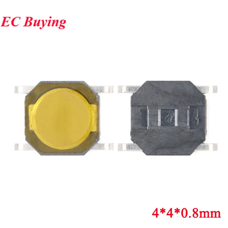 10-100 Uds interruptor de botón de membrana impermeable 4,8*4,8*0,55 3,7*3,7*0,35 3*3*0,8 4,5*4,5*0,55 4*4*0,8 2,6*3x0,65 parche Micro táctil - imagen 2