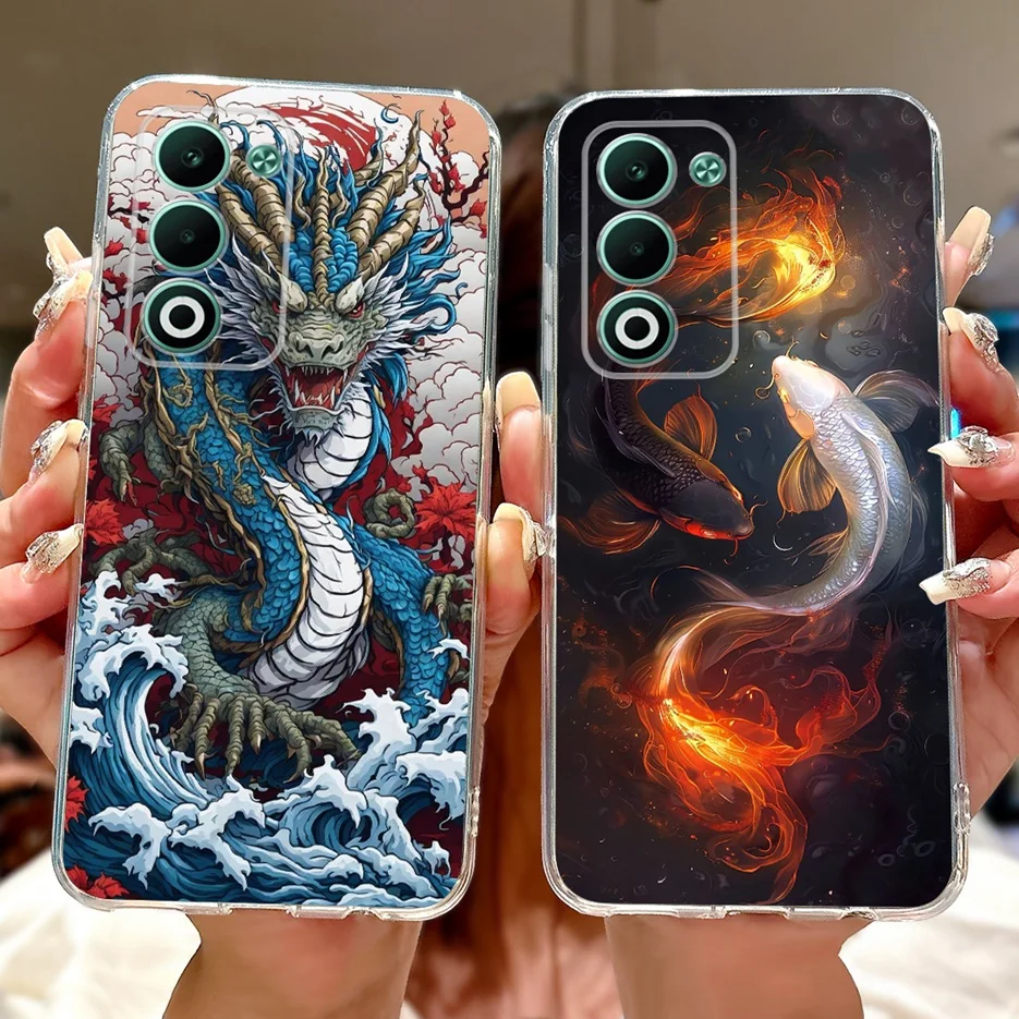 Para Oppo A5 5G 2025 funda CPH2735 nueva funda pintada de lujo funda de teléfono de silicona suave para Oppo A5 Pro A5Pro OppoA5 5G Fundas parachoques - imagen 4