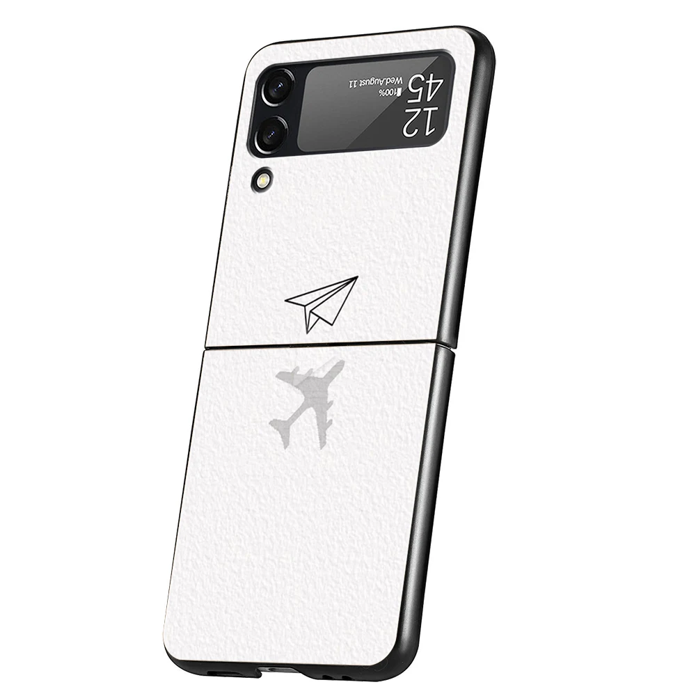 Funda de teléfono de avión para Samsung Galaxy Z Flip 3 4 5 6 7 PC plegable duro para Samsung Z Flip3 Flip4 Flip5 - imagen 3