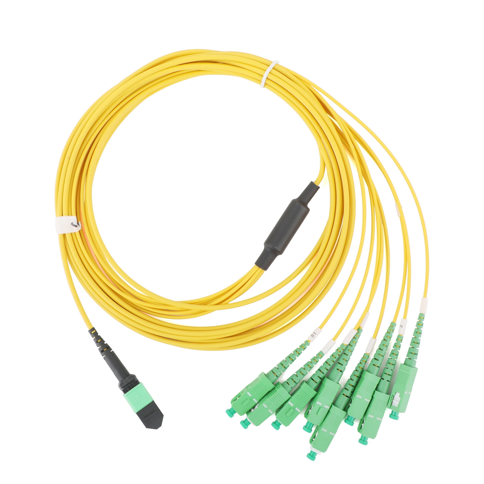 1 Uds. Cable de conexión de fibra óptica monomodo de 8 núcleos MPO/PC a 8SC/APC 1M/3M/5M/10M/15M/20M puentes SM para red de telecomunicaciones - imagen 4