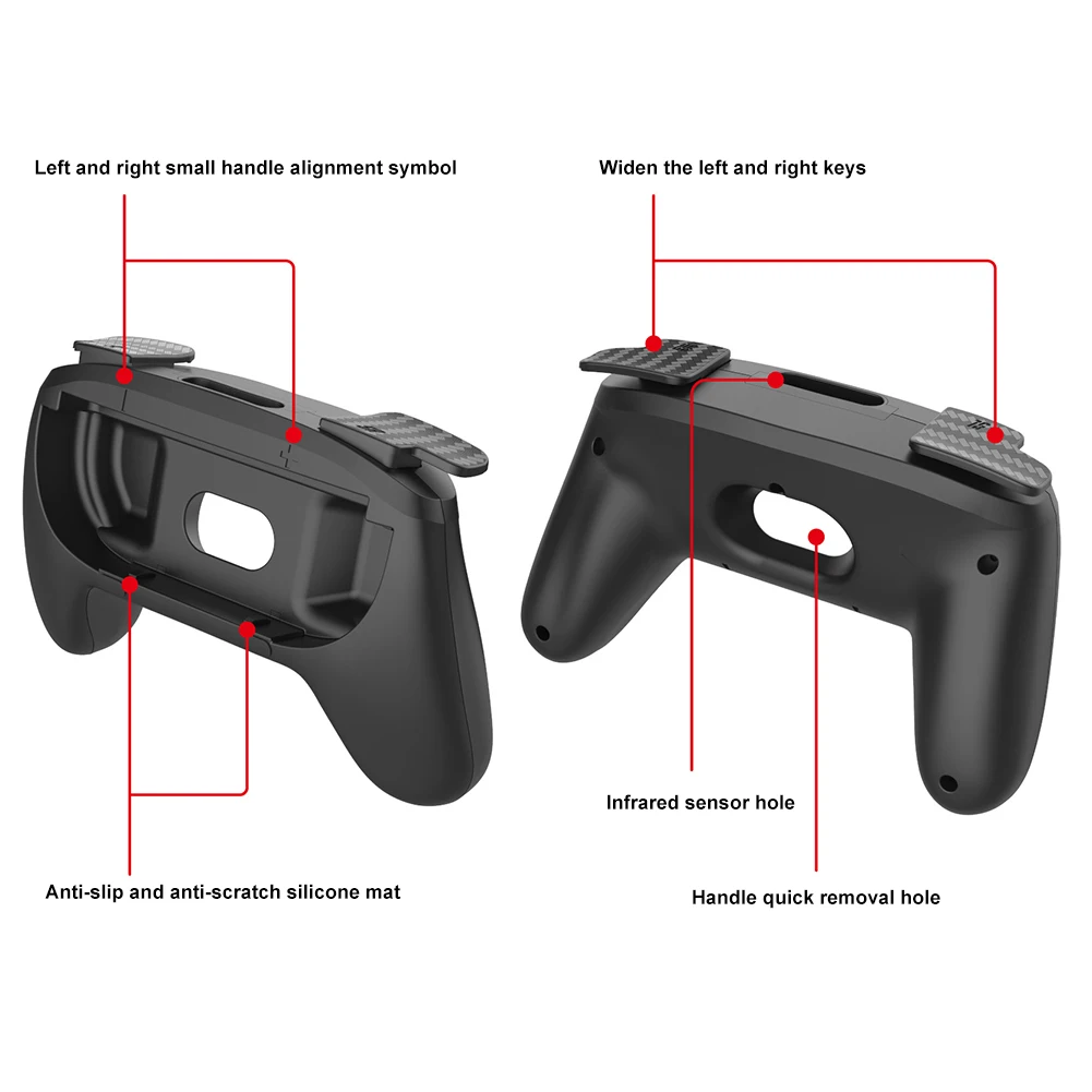 2 uds empuñaduras de mano para Switch 2 mango de juego funda de agarre de mano accesorios de agarre de mano controlador mango de sujeción para interruptor 2 controladores - imagen 5