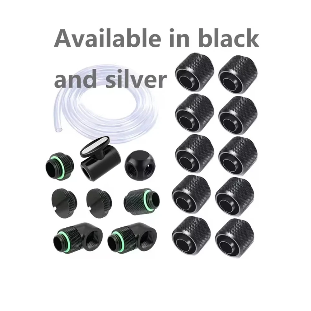 FREEZEMOD PC kit de montaje de manguera de refrigeración por agua G1/4 ''accesorios de tubo suave giro rápido para manguera de 9,5*12,7/10*13/10X16mm