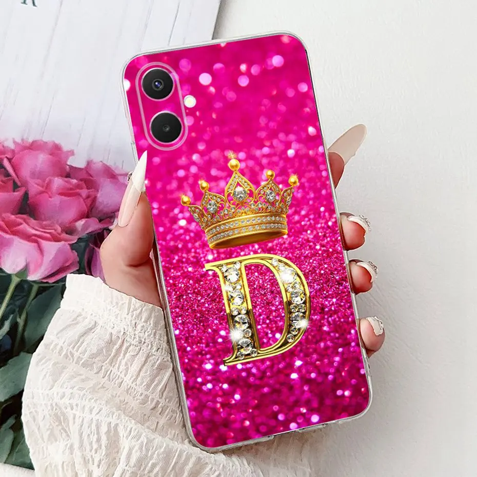 Funda de teléfono con letras a la moda para Samsung Galaxy A07, funda trasera de silicona suave TPU para Samsung A07 SM-A075F, fundas para parachoques - imagen 2
