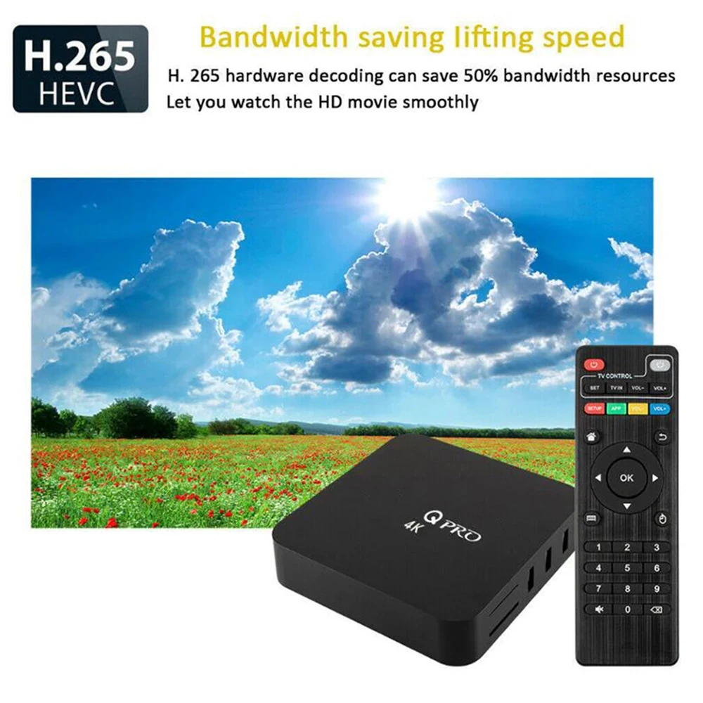Dispositivo de TV inteligente 4K, decodificador con Android, WiFi Dual, 1GB de RAM, 8GB de ROM, reproductor multimedia 3D de Youtube, versión mejorada, nuevo - imagen 5