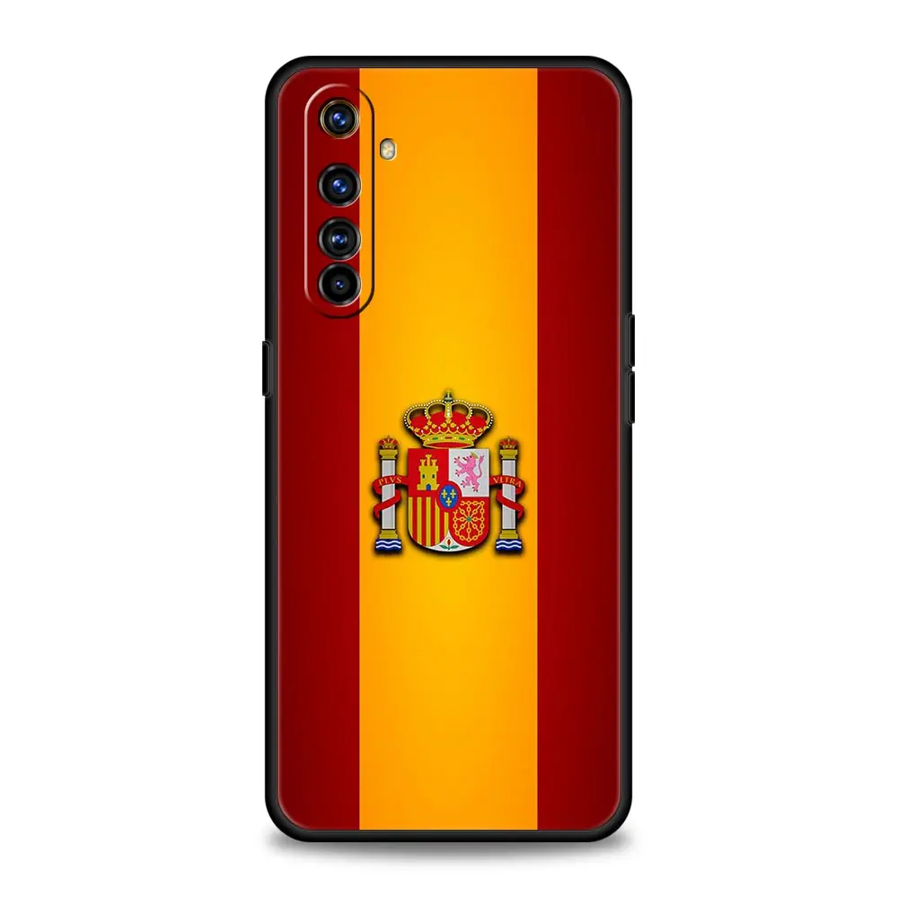 Funda de teléfono con bandera de España para Realme, 12, 11, 10, 9, 8, 5G, 7, 6, GT5, GT3, GT2 Pro Plus, C21, C11, C25, C35, GT Neo 2, 3, 3T, 5 - imagen 5
