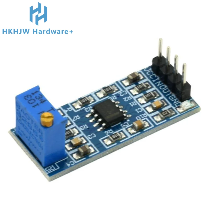 LM358 amplificador de amplificación de señal, módulo de 5V-12V, 100 veces de ganancia - imagen 3