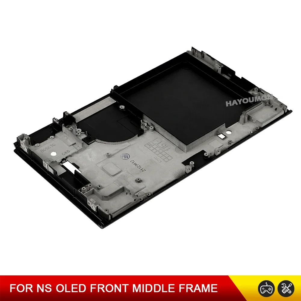 Marco frontal para consola de juegos, cubierta de Metal media para interruptor NS, soporte de batería OLED, carcasa de disipación de calor, 1 Uds. - imagen 3