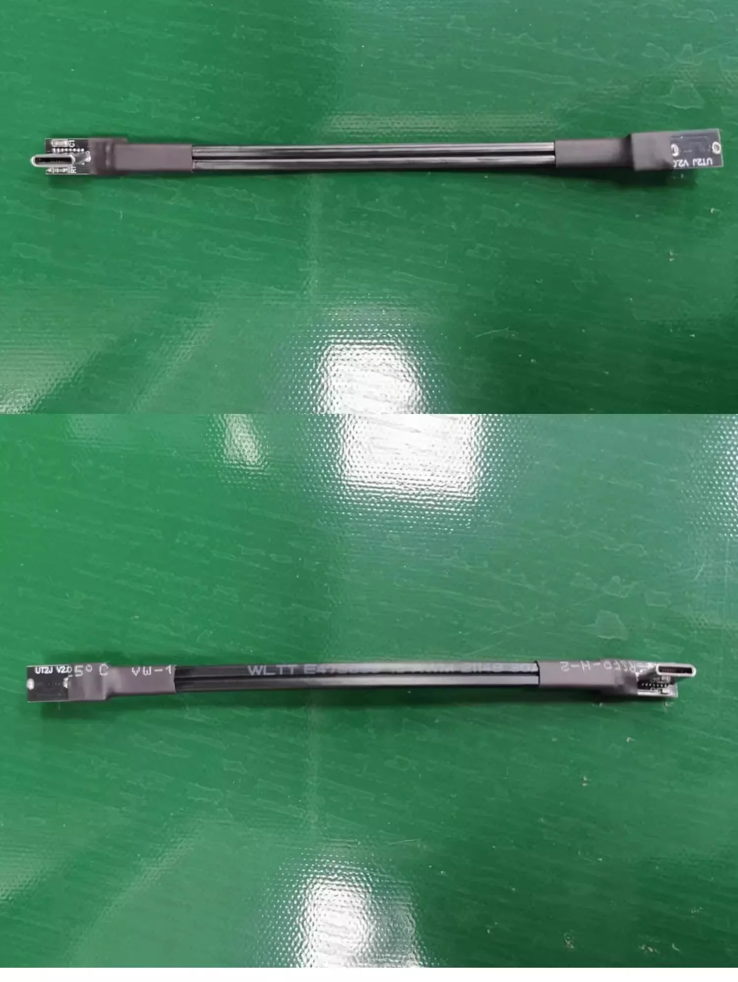 Cable adaptador de tipo C a USB-C, Cable de datos de carga USB 2,0 de silicona, Delgado, ángulo de 90 grados, Flexible, PD - imagen 5