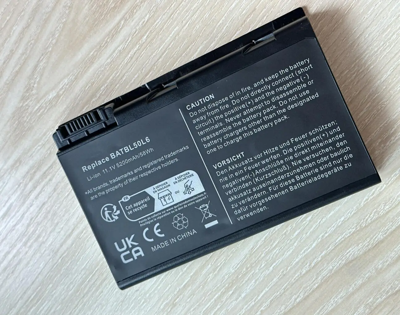 Batería del ordenador portátil para Acer Aspire 3100 3690 5100 5610 5630 5650 5680 9110 9120 9800 Series BATBL50L6 BATCL50L6 BATBL50L4 - imagen 3