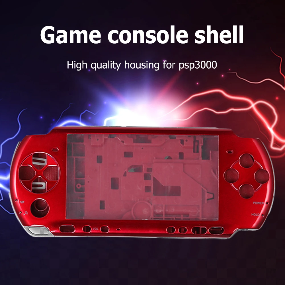 Carcasa completa de alta calidad para PSP3000, Kit de carcasa completa con botón, reemplazo de juego - imagen 3