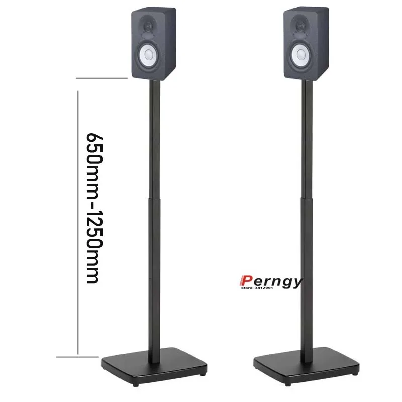 (1 par = 2 uds) SF-P08 65cm-125cm METAL universal sonido envolvente altavoz soporte de suelo soporte de Audio soporte de altavoz