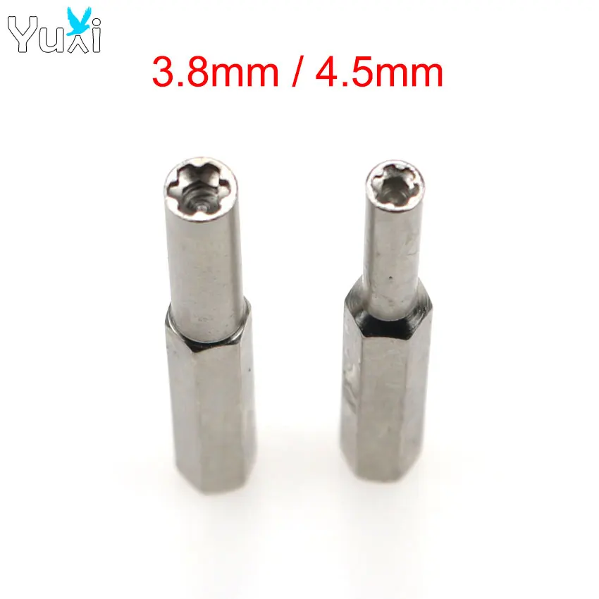YuXi-Herramienta de reparación de seguridad, destornillador de 3,8mm y 4,5mm para NGC, SFC, MD, NES, N64, SNES, herramientas abiertas de 50mm