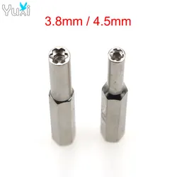 YuXi-Herramienta de reparación de seguridad, destornillador de 3,8mm y 4,5mm para NGC, SFC, MD, NES, N64, SNES, herramientas abiertas de 50mm