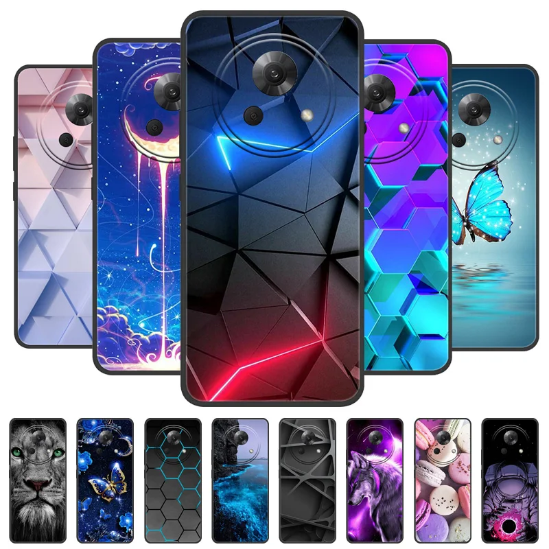 Para Meizu Lucky 08 funda Lucky08 funda trasera de silicona de teléfono pintada de lujo para Meizu Lucky 08 5G fundas protectoras completas Capas