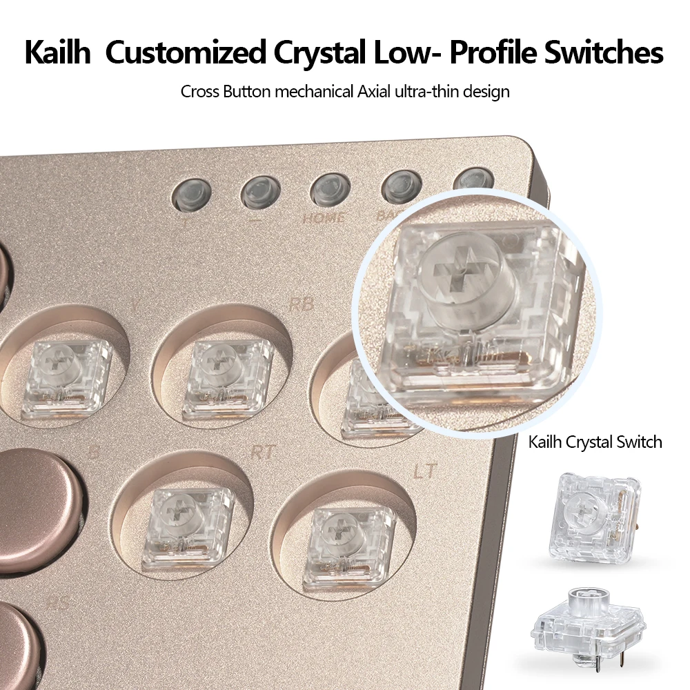 Controlador sin palanca de Haute42-COSMOX, Joystick para juegos para PC/PS4/PS5, interruptor de vapor, teclado Arcade, lucha, Hitbox Stick - imagen 4