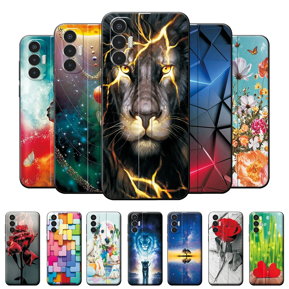 Funda de silicona para Tecno Pova 3 4G, carcasa suave a la moda para teléfono, funda para Tecno Pova 3