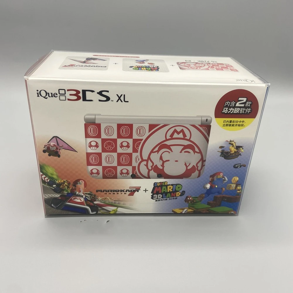 Protector de caja transparente para Nintendo IQUE 3DSXL/3DSLL, cajas de colección, almacenamiento TEP, carcasa de juego, estuche de exposición transparente - imagen 2