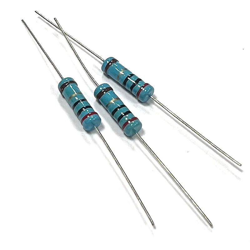 20 piezas 2W 1% 0R1 0R12 0R15 0,18 0,22 0,25 0,1 0,12 0,15 R Ohm resistencia de película metálica 0.1R-10M - imagen 5