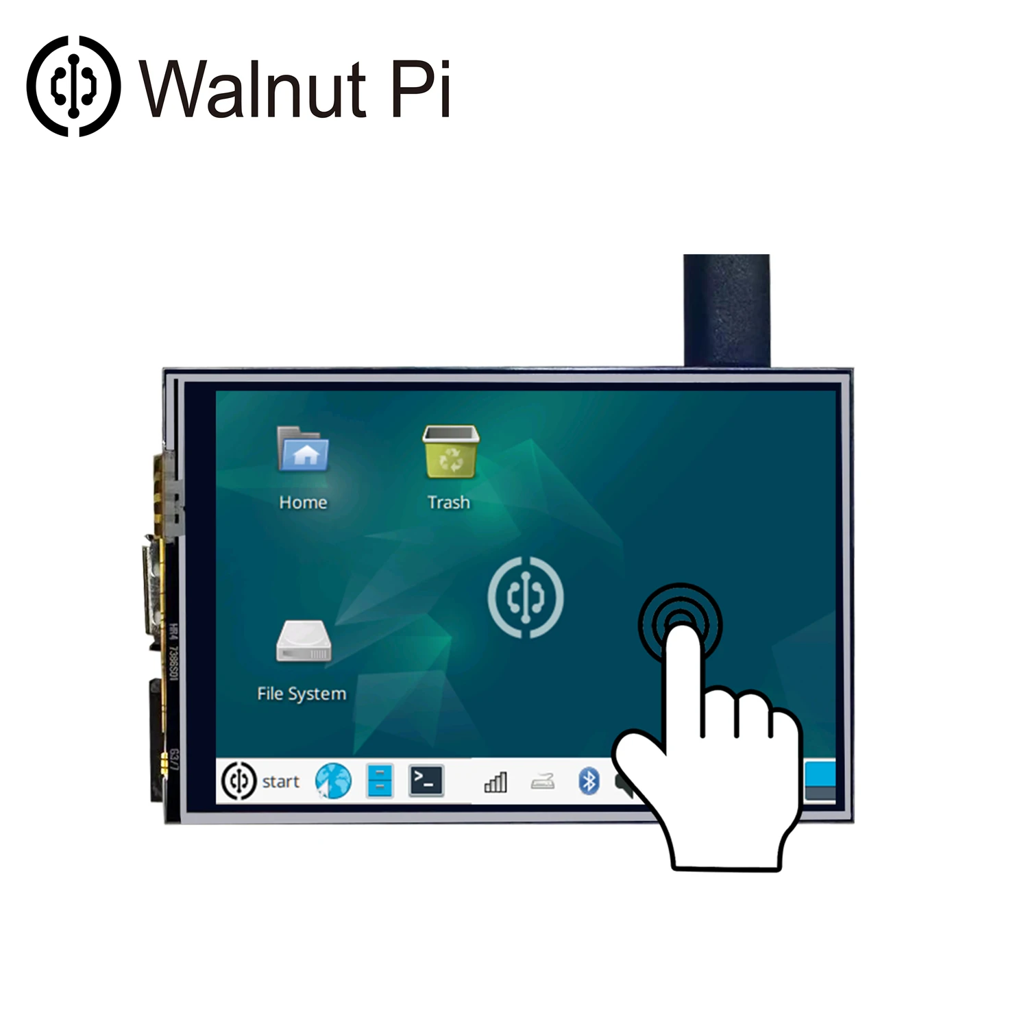 Pantalla táctil de 3,5 pulgadas para Raspberry Pi, módulo LCD de 480x320 TFT de 3,5 pulgadas, SPI de alta velocidad, 80MHz, WalnutPi - imagen 4