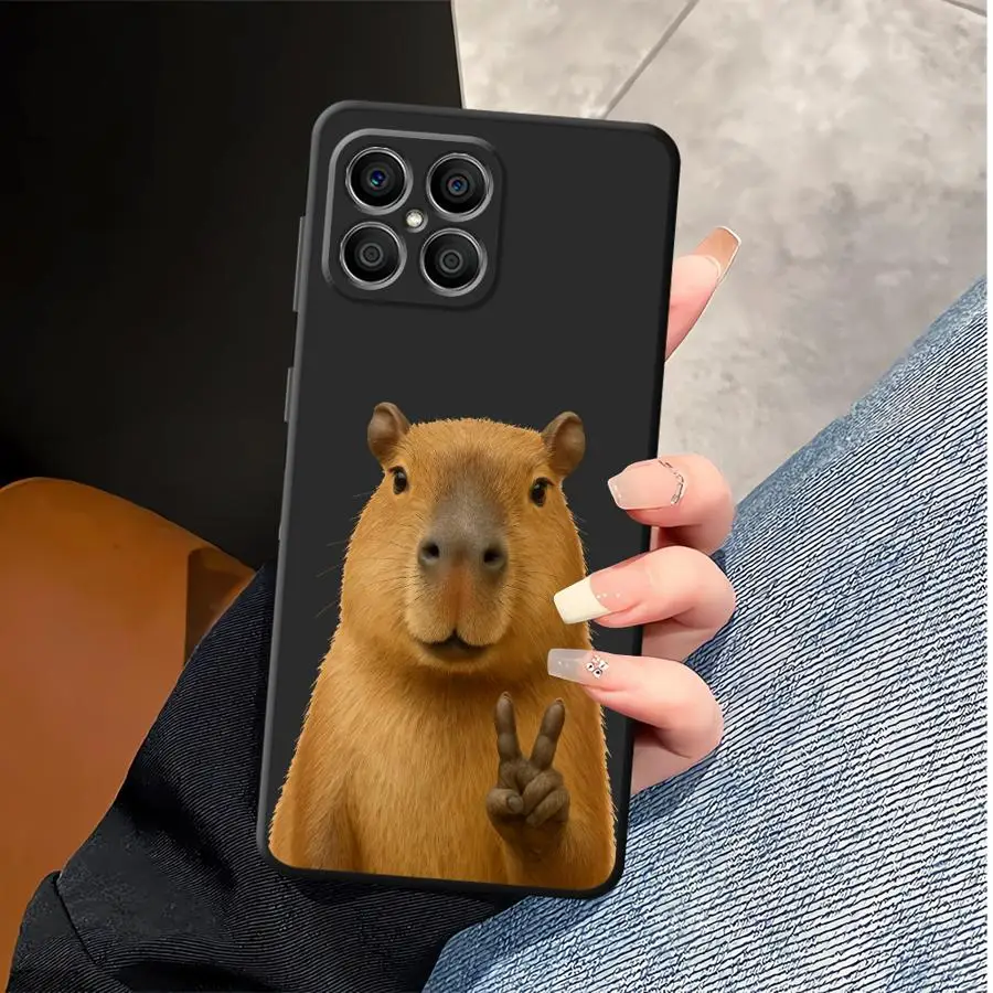 Funda Protectora para Teléfono Honor X5b 90 X6 X9a 200 400 Lite X7 Magic5Lite X8 8X 70 Capibara Linda