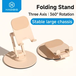 Hagibis Soporte de Escritorio para Móvil, Aluminio 360°