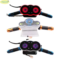 Volante Arcade LED con Pedales – Simulador Infantil Carreras