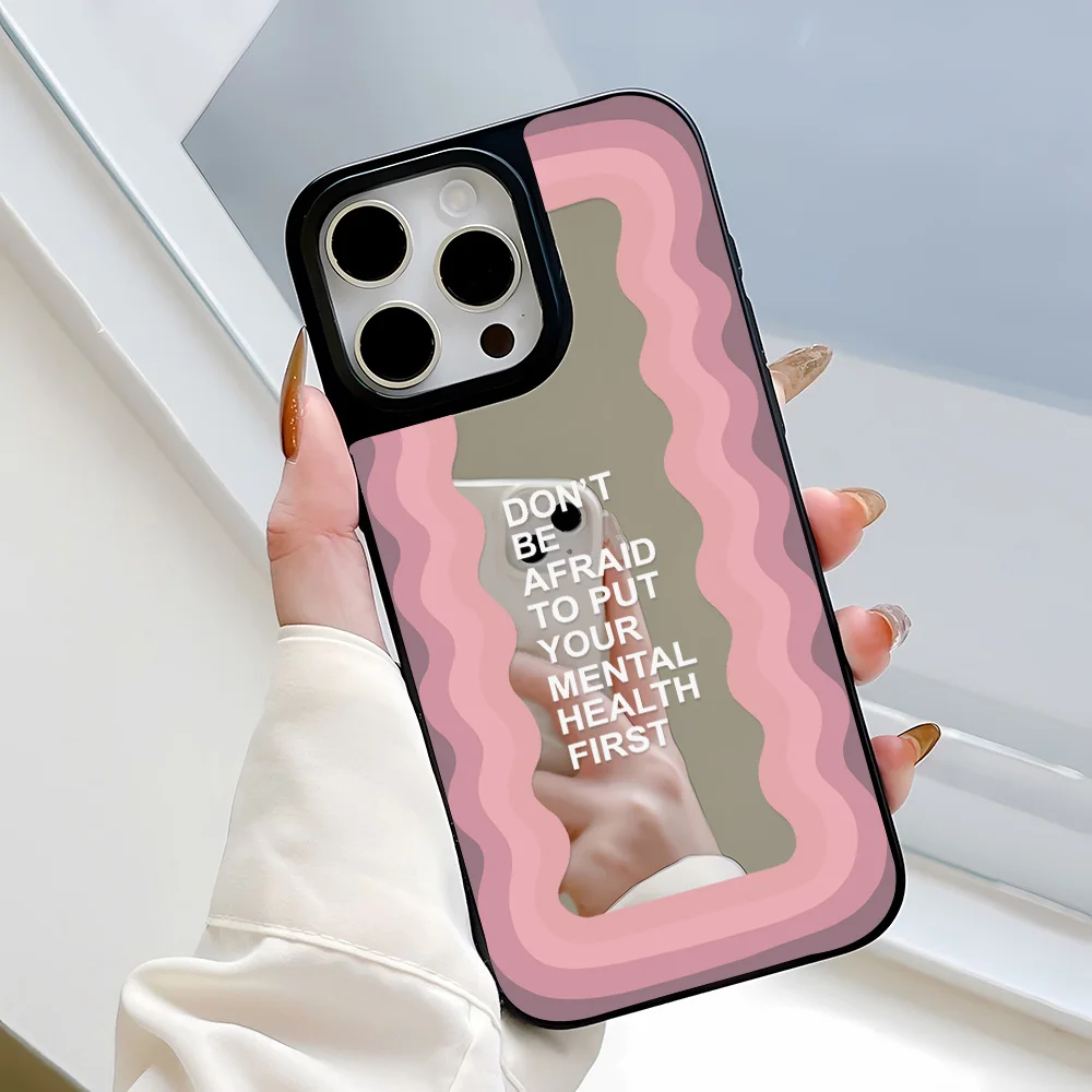 Funda de teléfono con espejo de maquillaje de lujo para iPhone 17 Pro Max 16 13 15 14 11 12 Air 17promax 16promax 15promax Funda a prueba de golpes - imagen 3