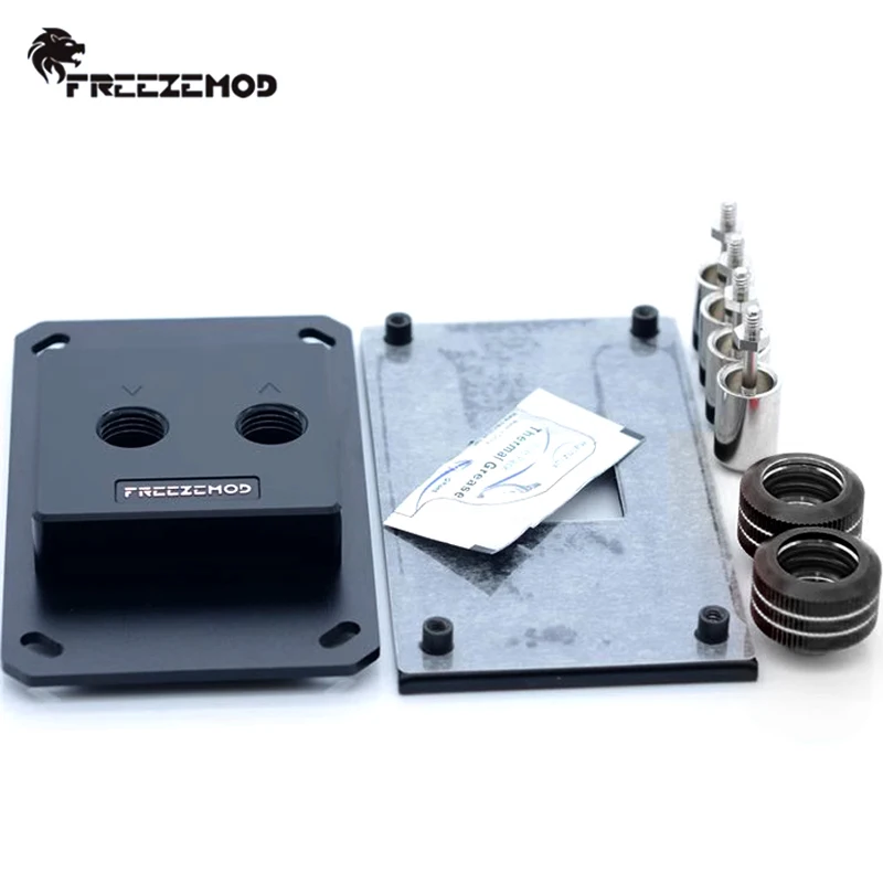 Bloque de agua de CPU FREEZEMOD AM5 para AMD AM4, cubierta POM negra resistente a altas temperaturas tipo pulverización, - imagen 3