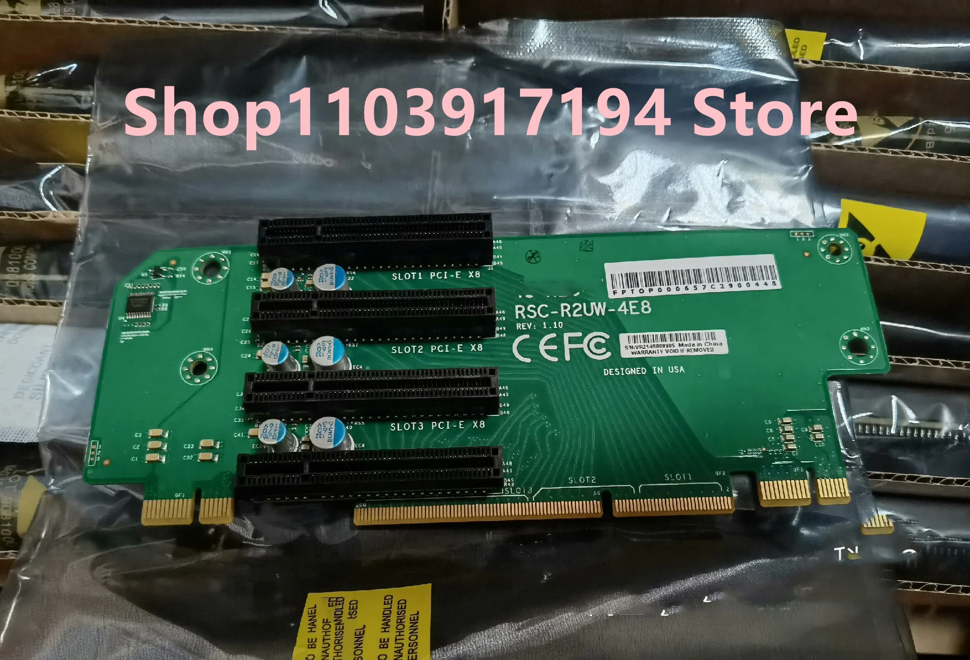 Tarjeta de expansión PCIE RSC-R2UW-4E8