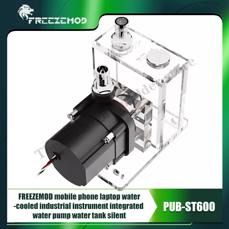 FREEZEMOD depósito de bomba de agua AIO para teléfono móvil/portátil/instrumento Industrial refrigeración por agua silenciosa, flujo 600-700L/H PUB-ST600