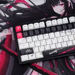 Chreey Yuki Aim Teclado Mecánico Keycaps PBT Anime Dye-Sub