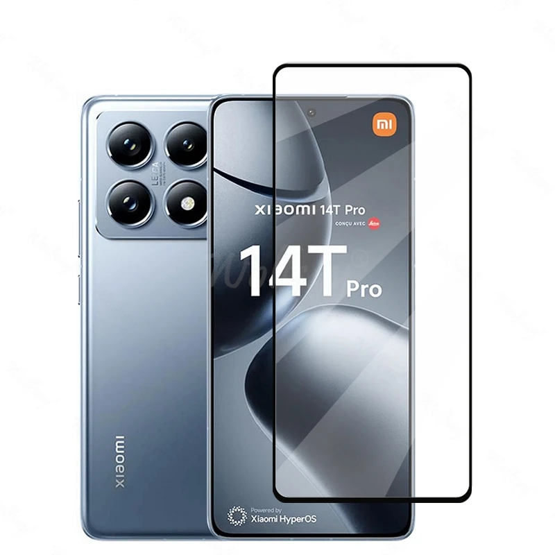 6 en 1 para Xiaomi 14T Pro película de vidrio templado Xiaomi 14T Pro vidrio cubierta completa Protector de pantalla película de cámara Xiaomi 14T Pro - imagen 2