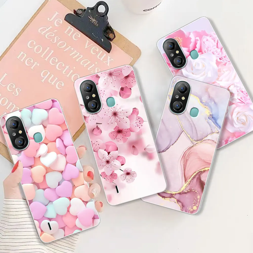 Funda de silicona suave para teléfono, carcasa transparente de TPU para Itel A49, Itel A58, A58 Pro, Vision 3, Itel S17, Itel P38 - imagen 2