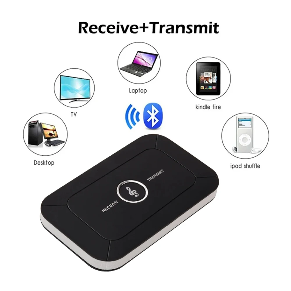 Receptor y transmisor de Audio Bluetooth 5,3, conector auxiliar RCA de 3,5mm, Dongle USB, adaptador inalámbrico de música para coche, PC, TV, auriculares, altavoz - imagen 3