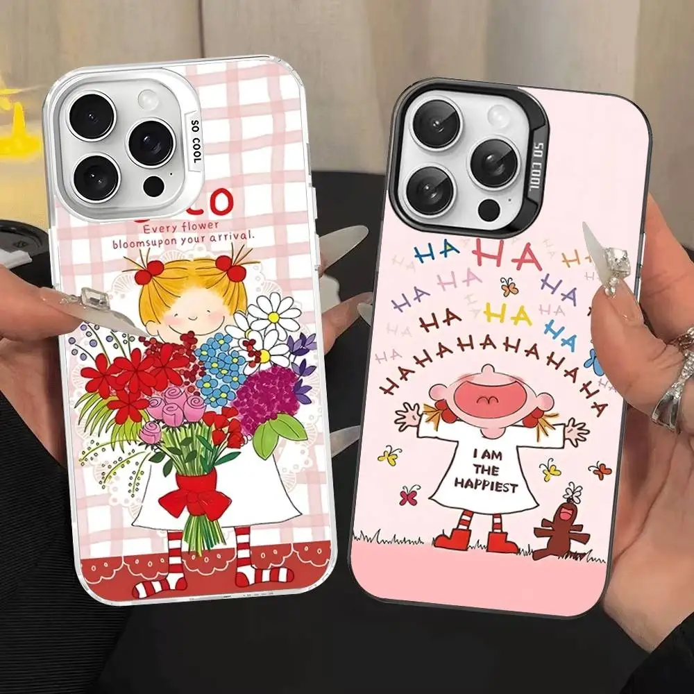 Funda de teléfono Coco-cha para iPhone 17 16 15 14 13 12 11 Pro MAX mate a prueba de golpes trasera anticaída cubierta mate