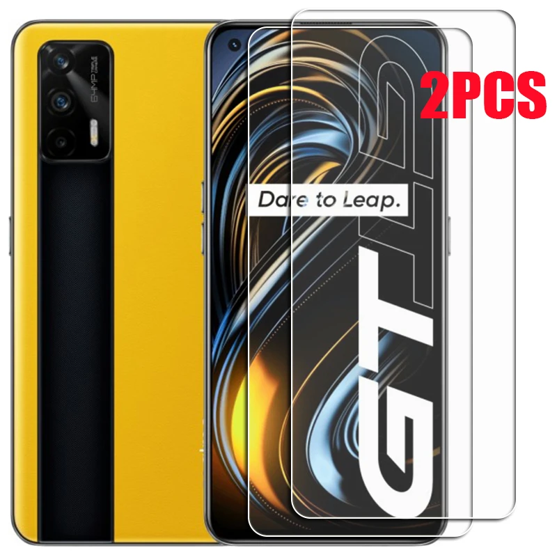 Para Realme GT 5G Protector de vidrio templado en OPPO RMX2202 6,43 pulgadas Protector de pantalla película de cubierta de teléfono