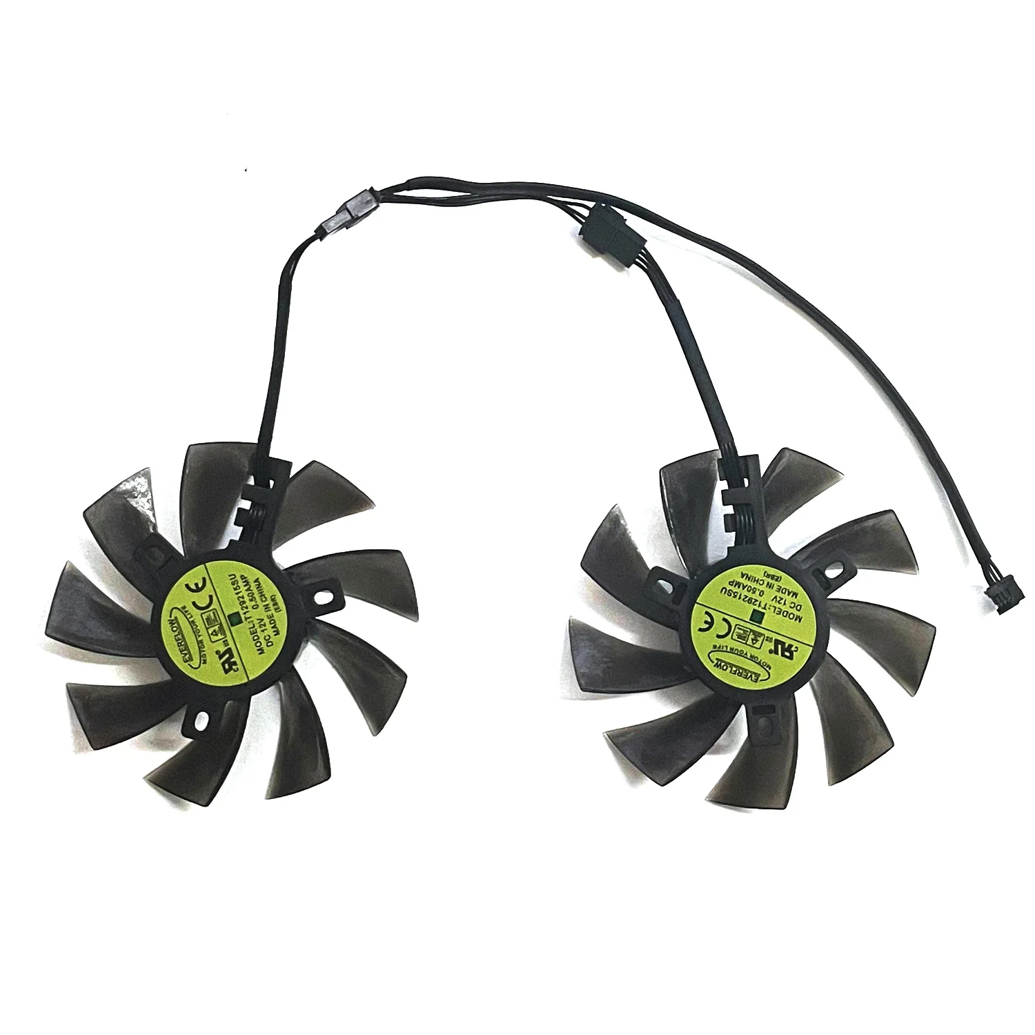 Ventilador de refrigeración de rodamiento de bolas doble para tarjetas Gigabyte GeForce GTX, 1060, 1070, 1080, RX, 480, 470, 570, G1, DIY, 85MM, T129215SU, 4 pines - imagen 4