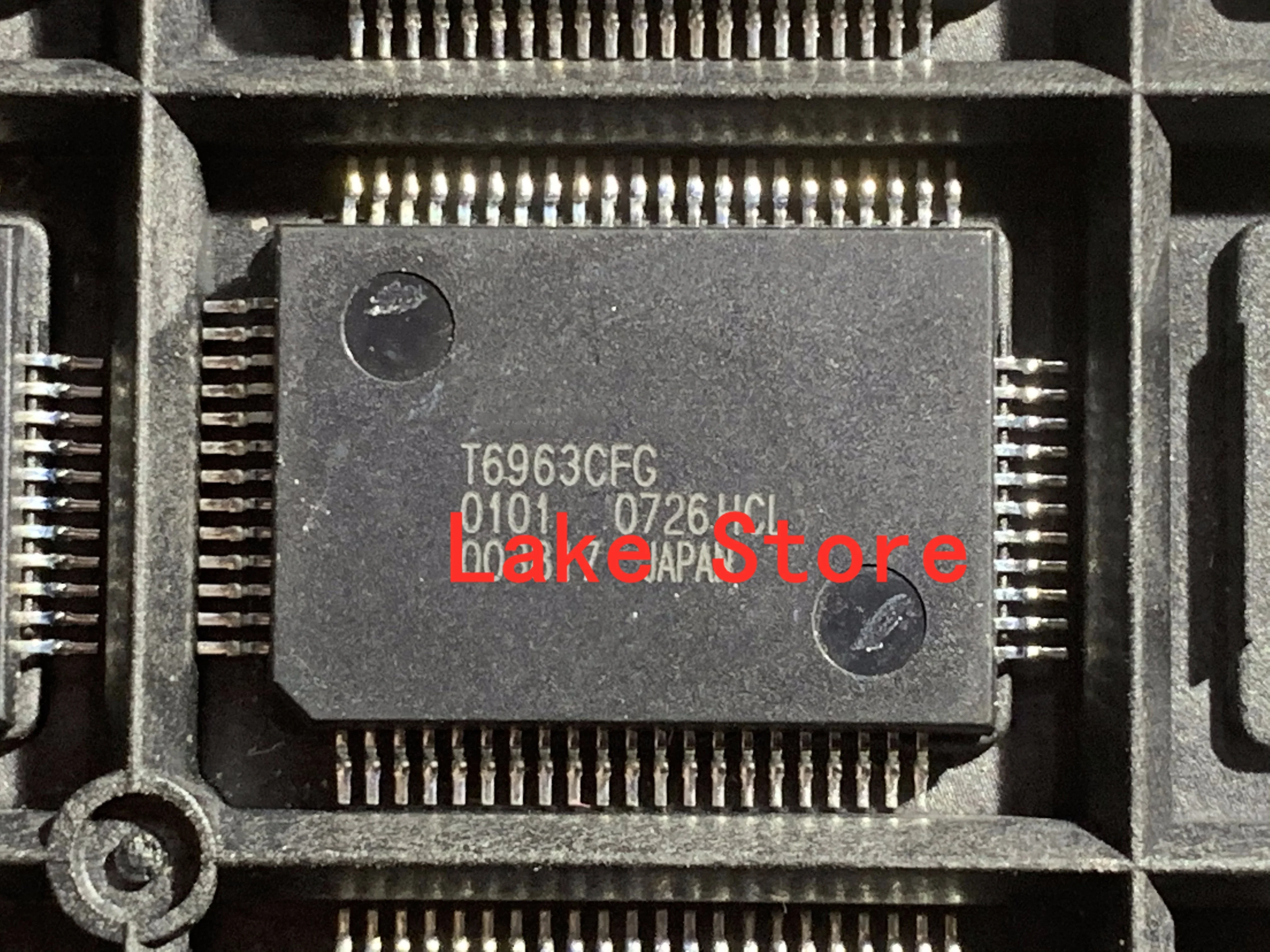 Derecho 5 unidades/lote T6963CFG-0101 T6963CFG T6963 QFP60 Bueno