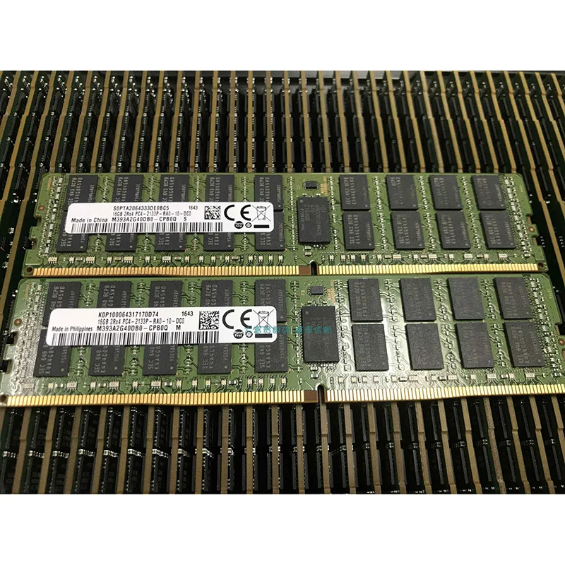 1 Uds M393A2G40DB0-CPB/0Q/2Q/3Q 16G DDR4 PC4-2133P 2133 ECC REG memoria de servidor - imagen 5