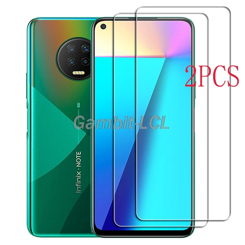 Protector de pantalla para teléfono Infinix Note 7, película protectora de vidrio templado de 6,95 pulgadas, Note7, X690B, X690