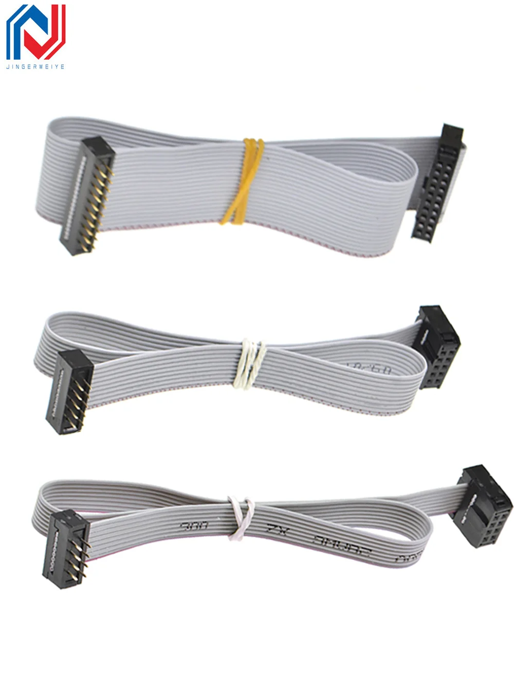 2 uds FC-FD DC4 IDC conector macho a hembra de paso de 2,54 MM 6P/8/10/12/14/16/20/24/26/30/34/40 pines Cable de datos de bajada de cinta plana - imagen 3