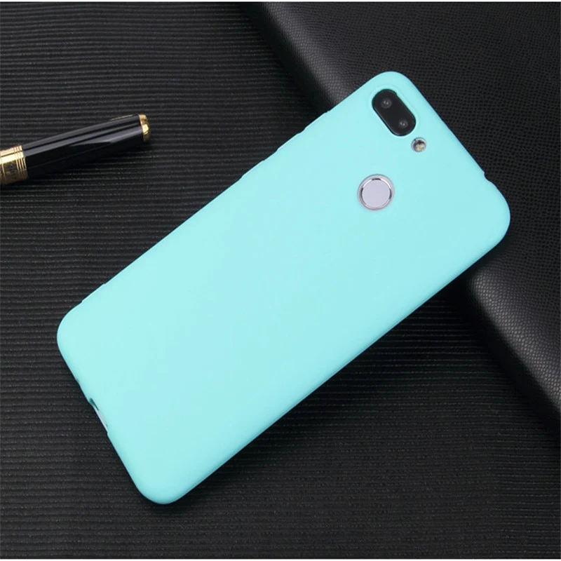 Xiaomi Mi8 lite funda ultrafina de silicona mate TPU para Xiaomi Mi 8 lite funda mate de silicona - imagen 3