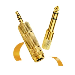Adaptador Jack 3,5mm Macho a 6,35mm Hembra – Audio