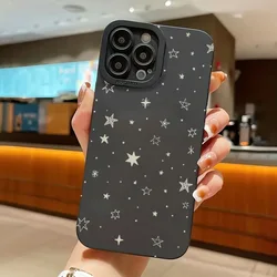 Funda Antigolpes para iPhone 16 Pro Max, 15, 14, 13 y 12 – Estrellas