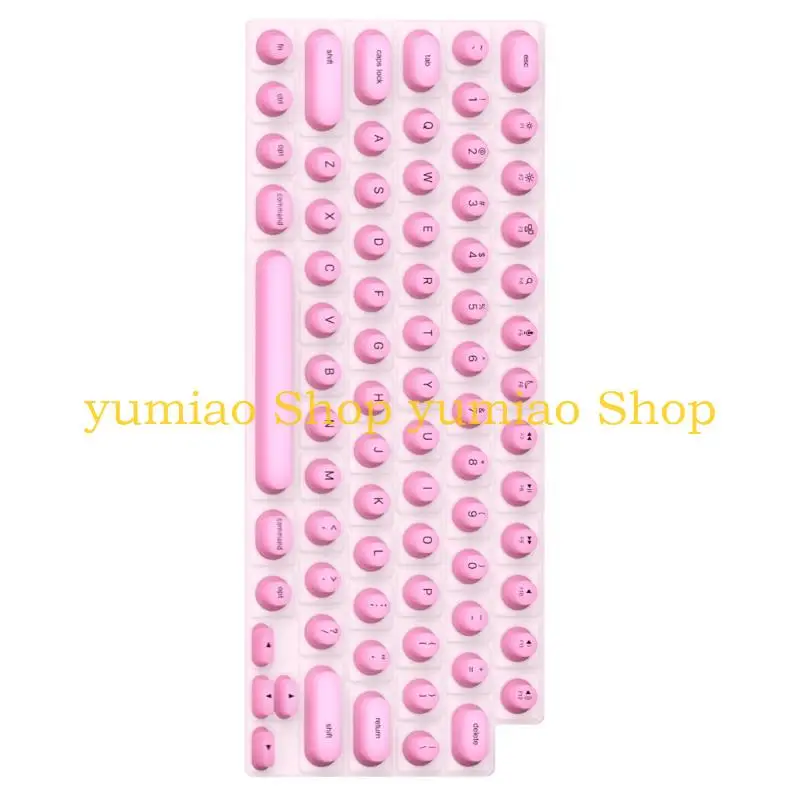 587b Cubierta teclados silicona para uñas largas para 2021 2024 14/16 y aire 13/15 para uso oficina - imagen 2