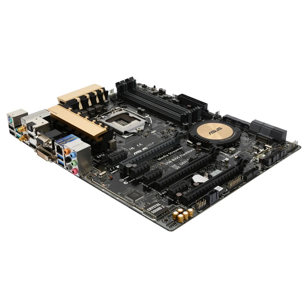ASUS-placa base Z97-PRO (WI-FI AC)/USB 3,1, compatible con LGA 1150 Core i7/i5/i3, con chipset Intel Z97, DDR3, PCI-E 3,0, HDMI, ATX - imagen 3