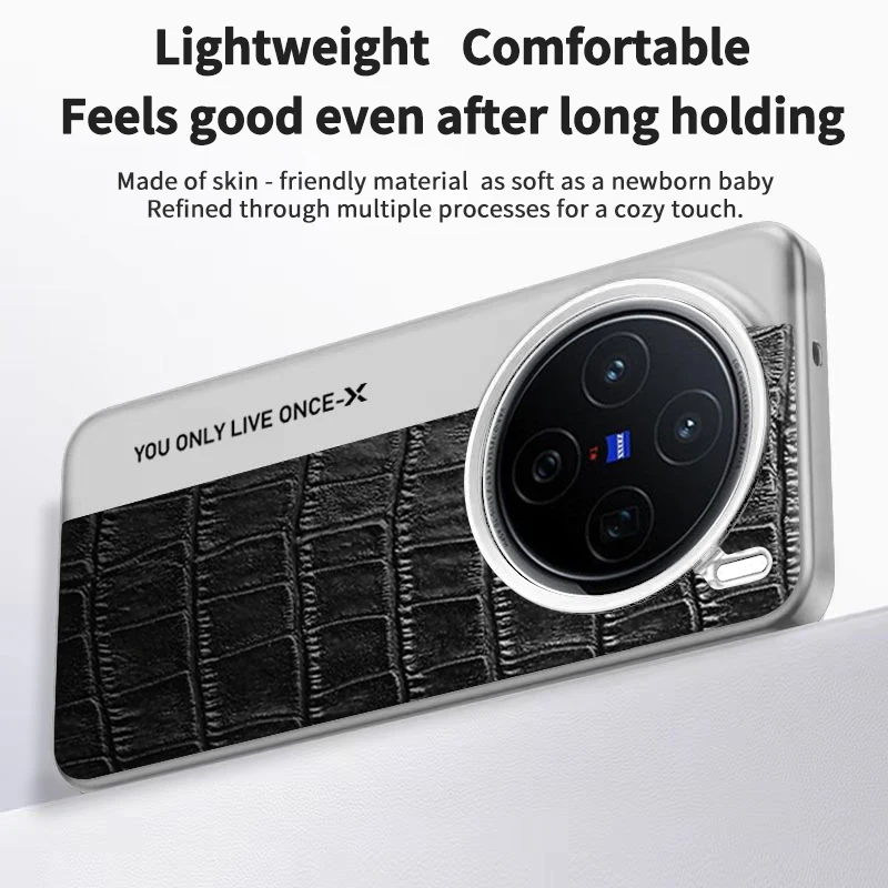 Para VIVO X200 Ultra funda de lujo de cuero PU funda protectora trasera para cámara para VIVO X200 Pro Mini X200S X200Ultra carcasa de teléfono - imagen 5