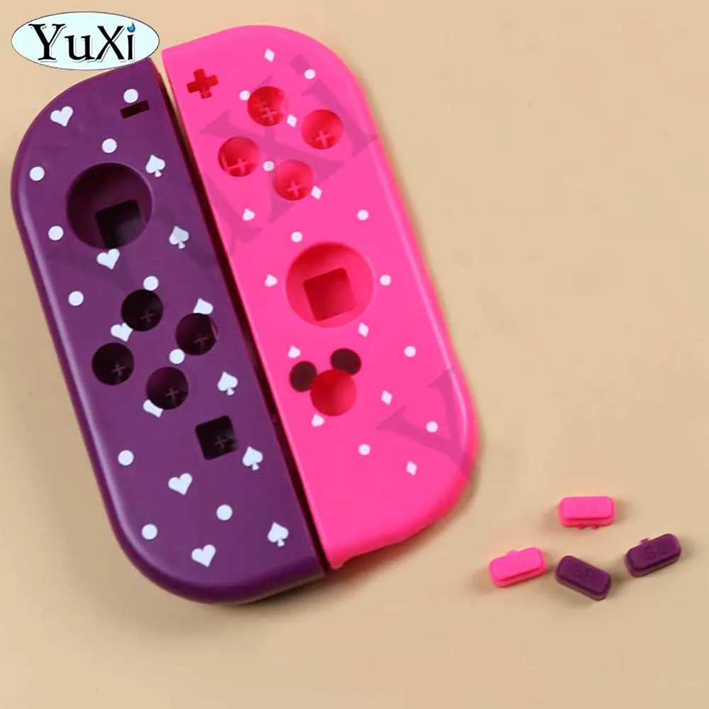 1 Juego de cubierta de carcasa para Nintendo Switch NS Joy-Con controlador de juego con botones SL SR reemplazo de carcasa de mango izquierdo y derecho - imagen 5